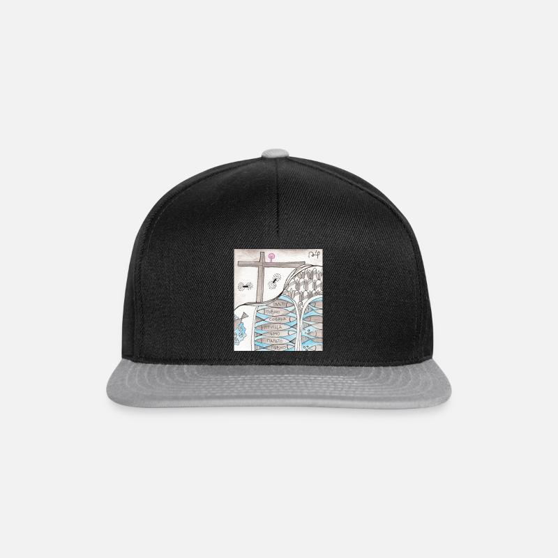 Wirrwarr 36 - Snapback Cap - Schwarz/Grau