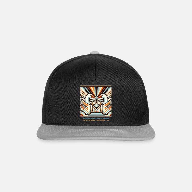 goose bumps - Snapback Cap - black/grey