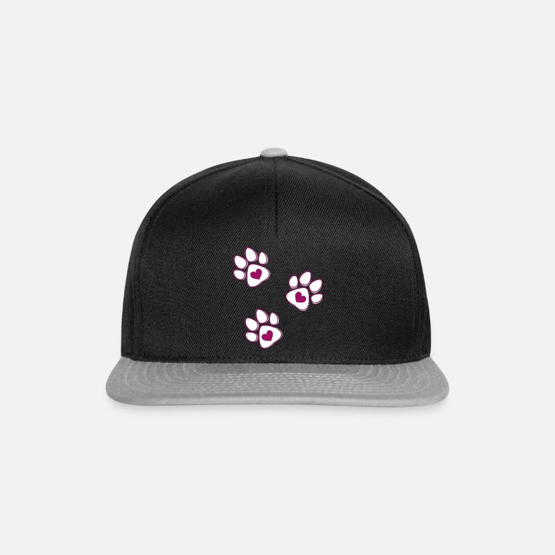 Stylized heart legs - Snapback Cap - black/grey