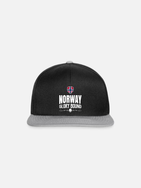 NORWEGEN-RUHM - Snapback Cap - Schwarz/Grau