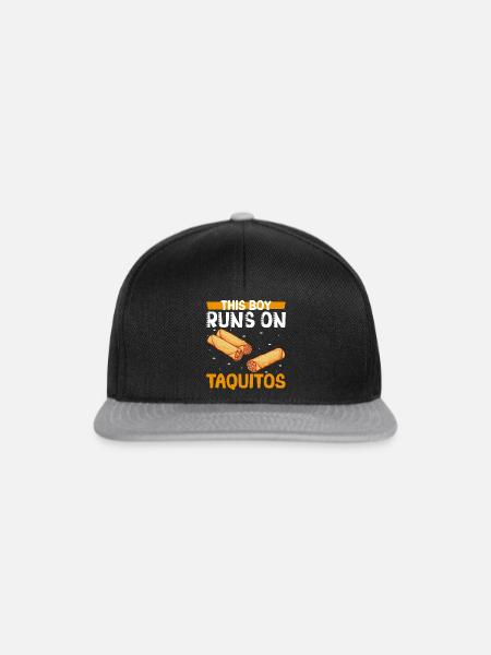 Männer lieben Taquitos - Snapback Cap - Schwarz/Grau