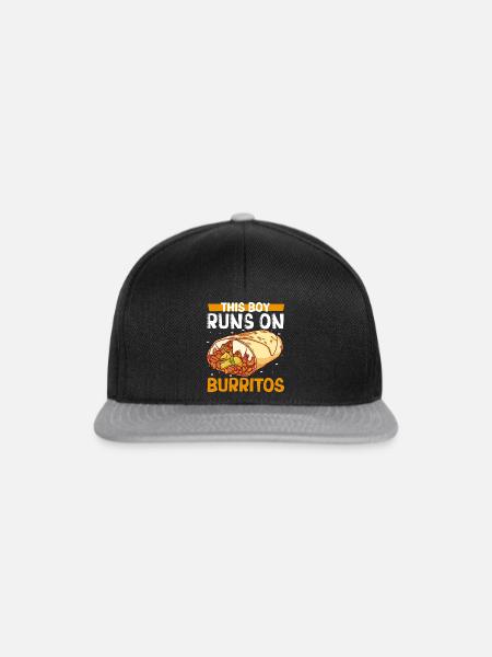 Männer lieben Burritos - Snapback Cap - Schwarz/Grau