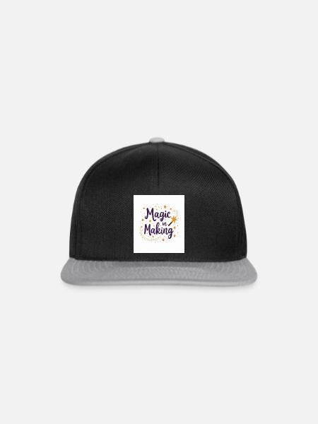 Magie in der Entstehung - Snapback Cap - Schwarz/Grau