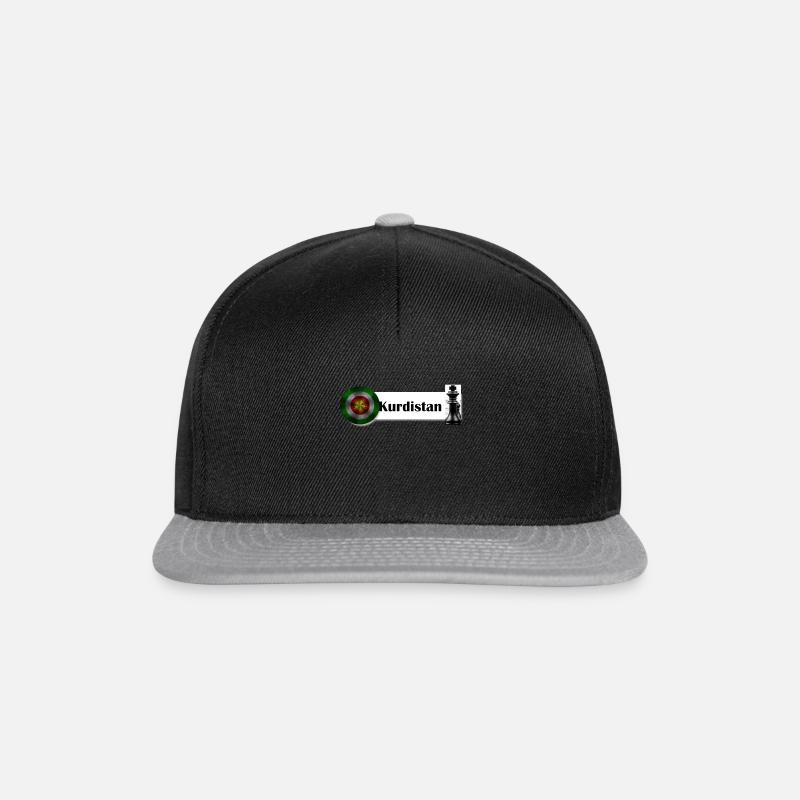 Kurdistan - Snapback Cap - black/grey