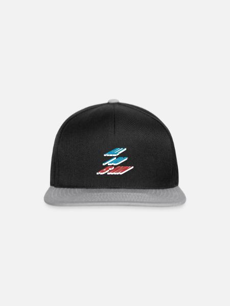 ALL I DO IS WIN - Snapback Cap - Schwarz/Grau