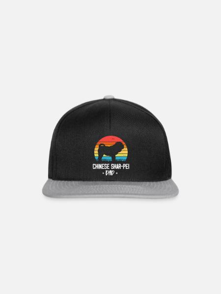 Shar Pei - Snapback Cap - Schwarz/Grau