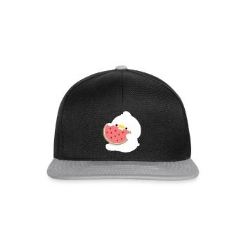 Canard Pastèque - Casquette snapback - noir/gris - Devant