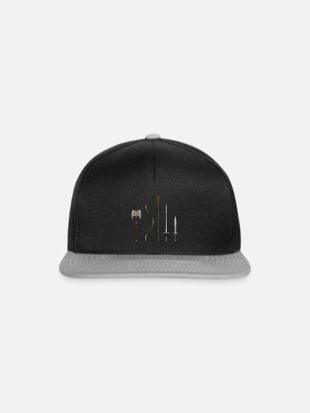 Gemeinschaftswaffen - Snapback Cap - Schwarz/Grau