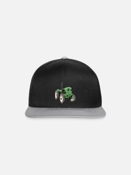 Traktor Famulus RS14 - Snapback Cap - Schwarz/Grau