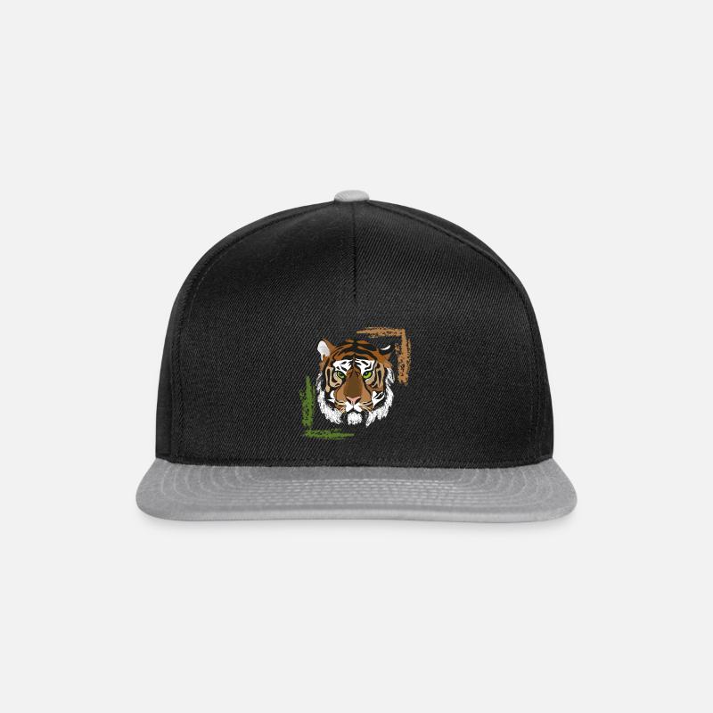 tiger - Snapback Cap - black/grey