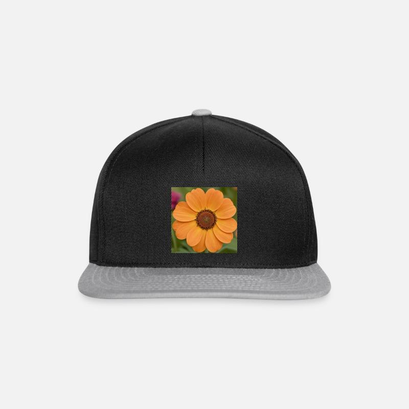 Fleur de Fibonacci - Casquette snapback - noir/gris