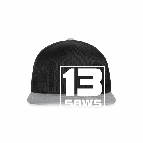 13 SAVES Logo Hvid - Snapback Cap