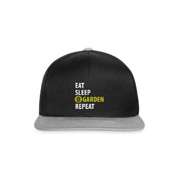 Gardener, hobby gardener, farmer - Snapback Cap - black/grey - Front