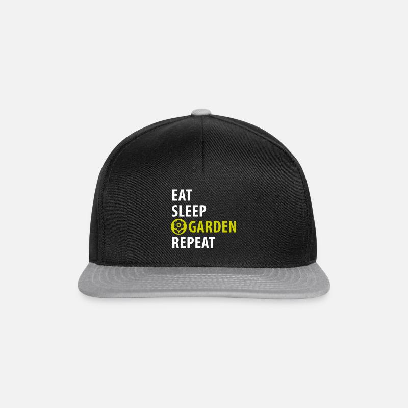 Gärtner, Hobby Gärtner, Landwirt - Snapback Cap - Schwarz/Grau