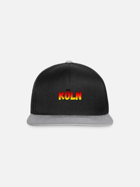 Köln - Snapback Cap - Schwarz/Grau