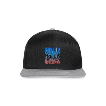 Mallorca Party Crew Shirt Für Urlaub mit Freunden - Snapback Cap - Schwarz/Grau - Vorne