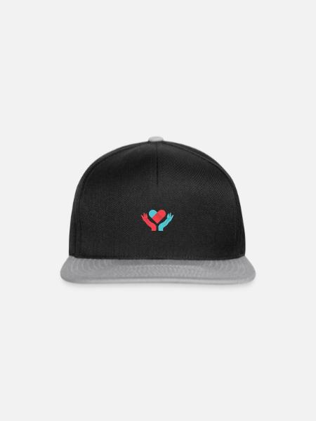 Liebe zum Freiwilligen Geschenk - Snapback Cap - Schwarz/Grau