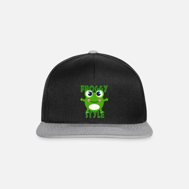 Sweet frog - Snapback Cap - black/grey