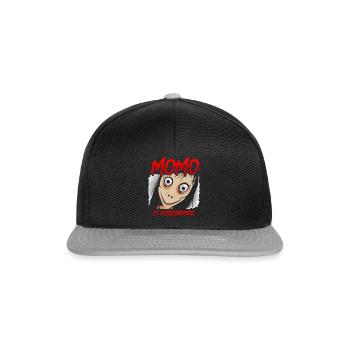 Momo horreur - Casquette snapback - noir/gris - Devant