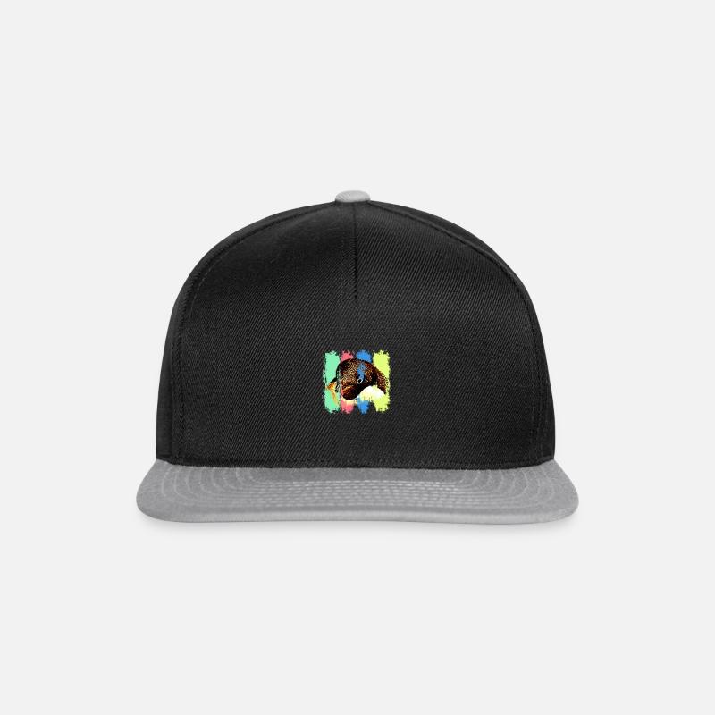 Pinguin Tier - Snapback Cap - Schwarz/Grau