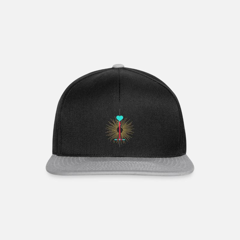 Love saddle - Snapback Cap - black/grey