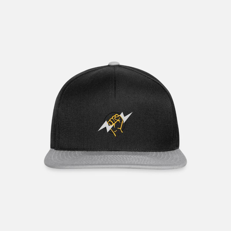 Elektriker Hochspannung! Geschenk Idee - Snapback Cap - Schwarz/Grau