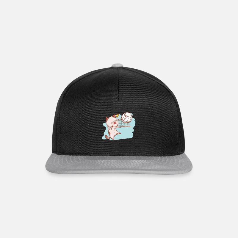 Volley-ball de chat - Casquette snapback - noir/gris