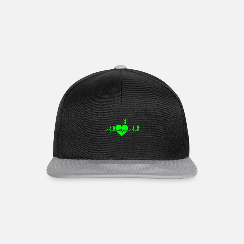 Wandern - Snapback Cap - Schwarz/Grau