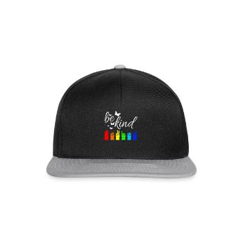 ASL Sign Language Sign Language - Snapback Cap - black/grey - Front