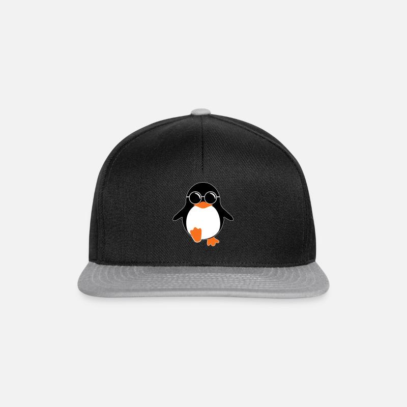 penguin - Snapback Cap - black/grey