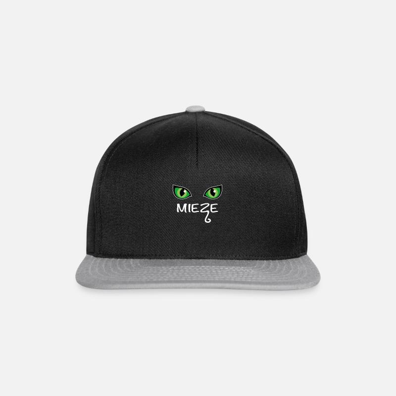 puss - Snapback Cap - black/grey