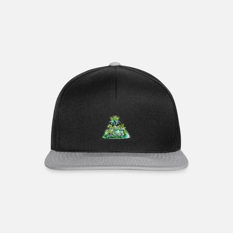 Visit the nature - Snapback Cap - black/grey