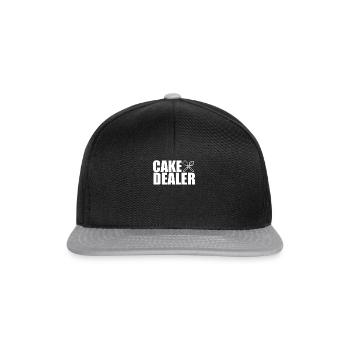 Cake Dealer I boulanger pâtissier pâtissier Kondito - Casquette snapback - noir/gris - Devant