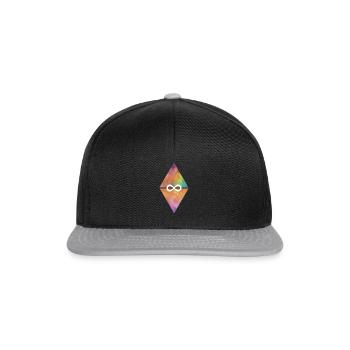 Dreieck infinity - Snapback Cap - Schwarz/Grau - Vorne