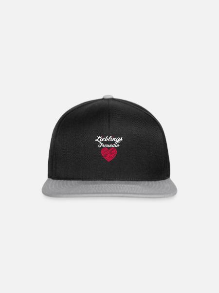 Lieblings Freundin - Snapback Cap - Schwarz/Grau