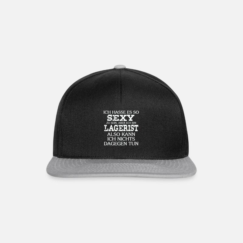 Lagerist - Snapback Cap - Schwarz/Grau