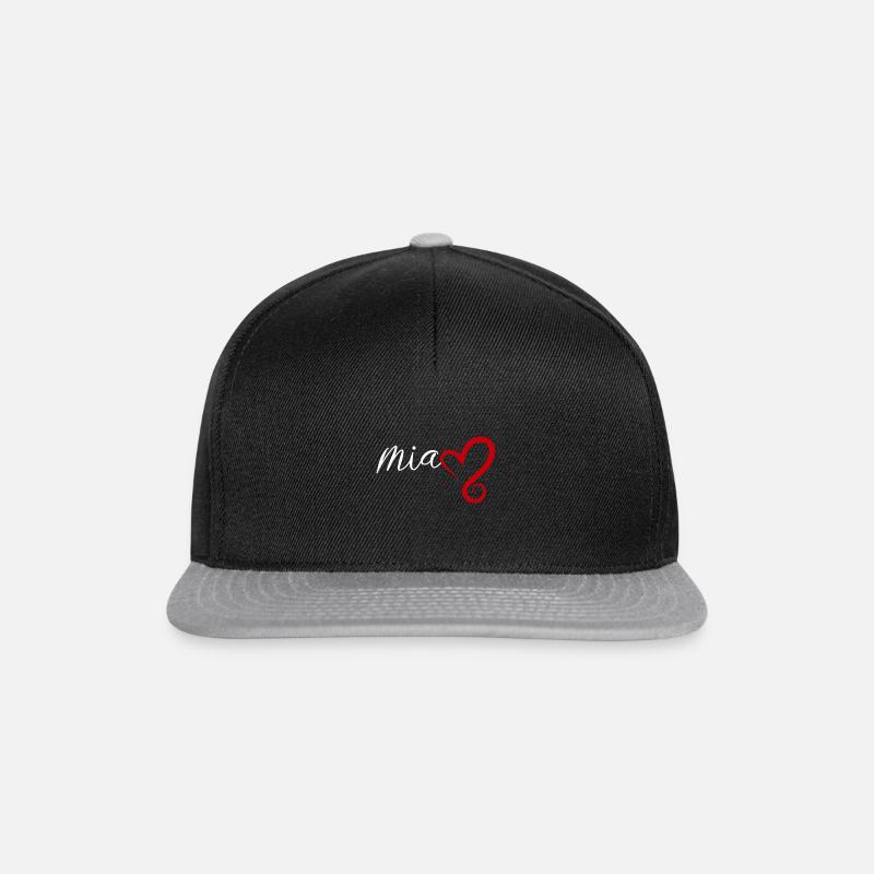 Mia - Snapback Cap - black/grey