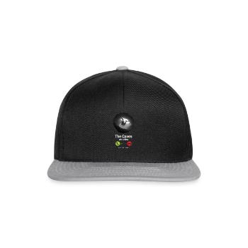 XASTY Höhlentauchen Höhlen Tauchen Taucher Höhle - Snapback Cap - Schwarz/Grau - Vorne