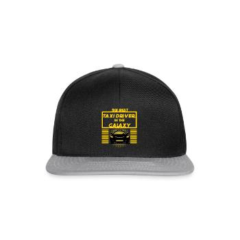 Chauffeur de taxi idée cadeau de chauffeur de taxi - Casquette snapback - noir/gris - Devant
