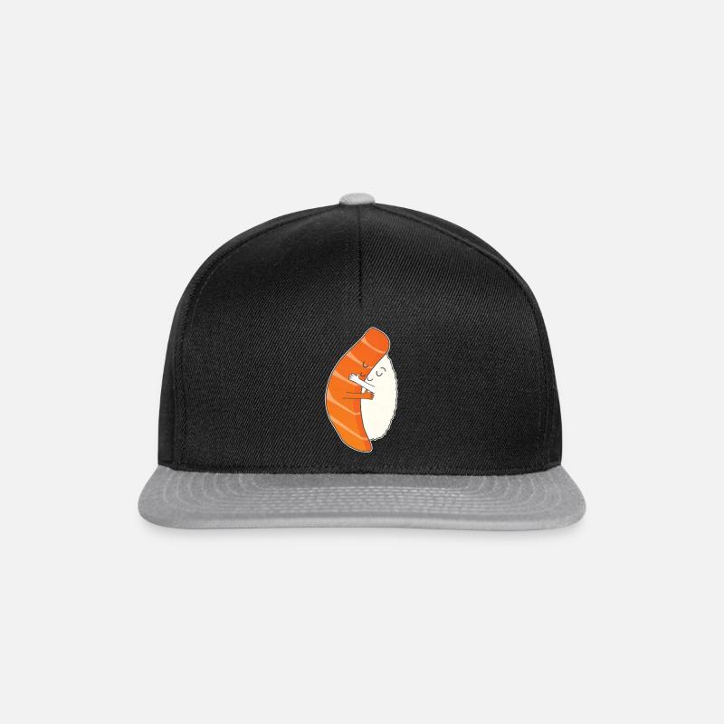 Sushi Hugging - Snapback Cap - Schwarz/Grau