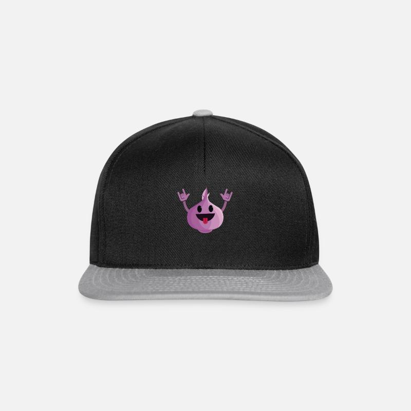 Dancing Onion T-Shirt Funny Dance Fruit Dancer - Snapback Cap - nero/grigio