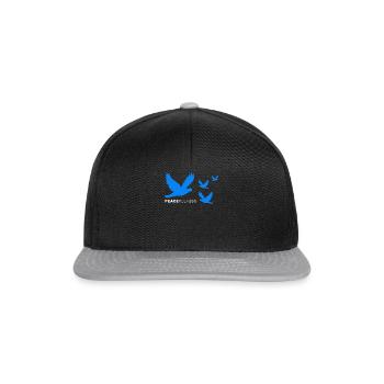 colombes de la paix - Casquette snapback - noir/gris - Devant