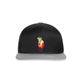 Carnaval Carnaval Clown Helau Alaaf Cadeau - Casquette snapback - noir/gris - Devant