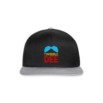 Tweedle Dee et Tweedle Dum Chemises partenaires - Casquette snapback - noir/gris - Devant