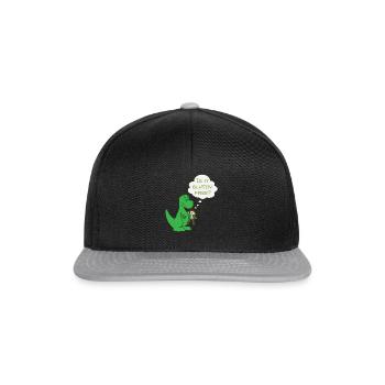 Dino Gluten Free Human Gift Nutrition - Snapback Cap - black/grey - Front