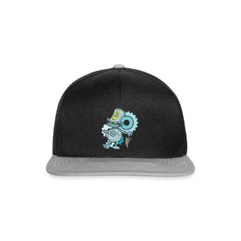Robotter - Snapback Cap - Schwarz/Grau - Vorne