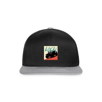 4x4 offroad 4X4 - Casquette snapback - noir/gris - Devant