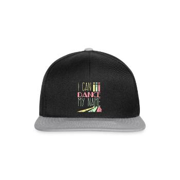 Je peux danser mon nom - Casquette snapback - noir/gris - Devant