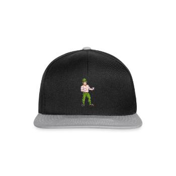 St Patrick's Boxer irlandais Conor Leprechaun - Casquette snapback - noir/gris - Devant