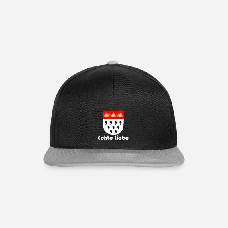 Köln T-shirt - Snapback Cap - Schwarz/Grau